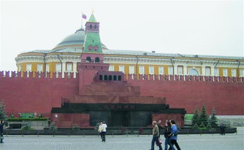 Das Lenin-Mausoleum in Moskau.