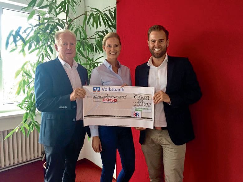 13.000 Euro an DKMS gespendet