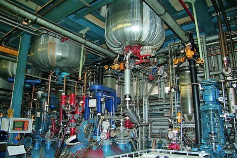Einblick in die Chemieherstellung