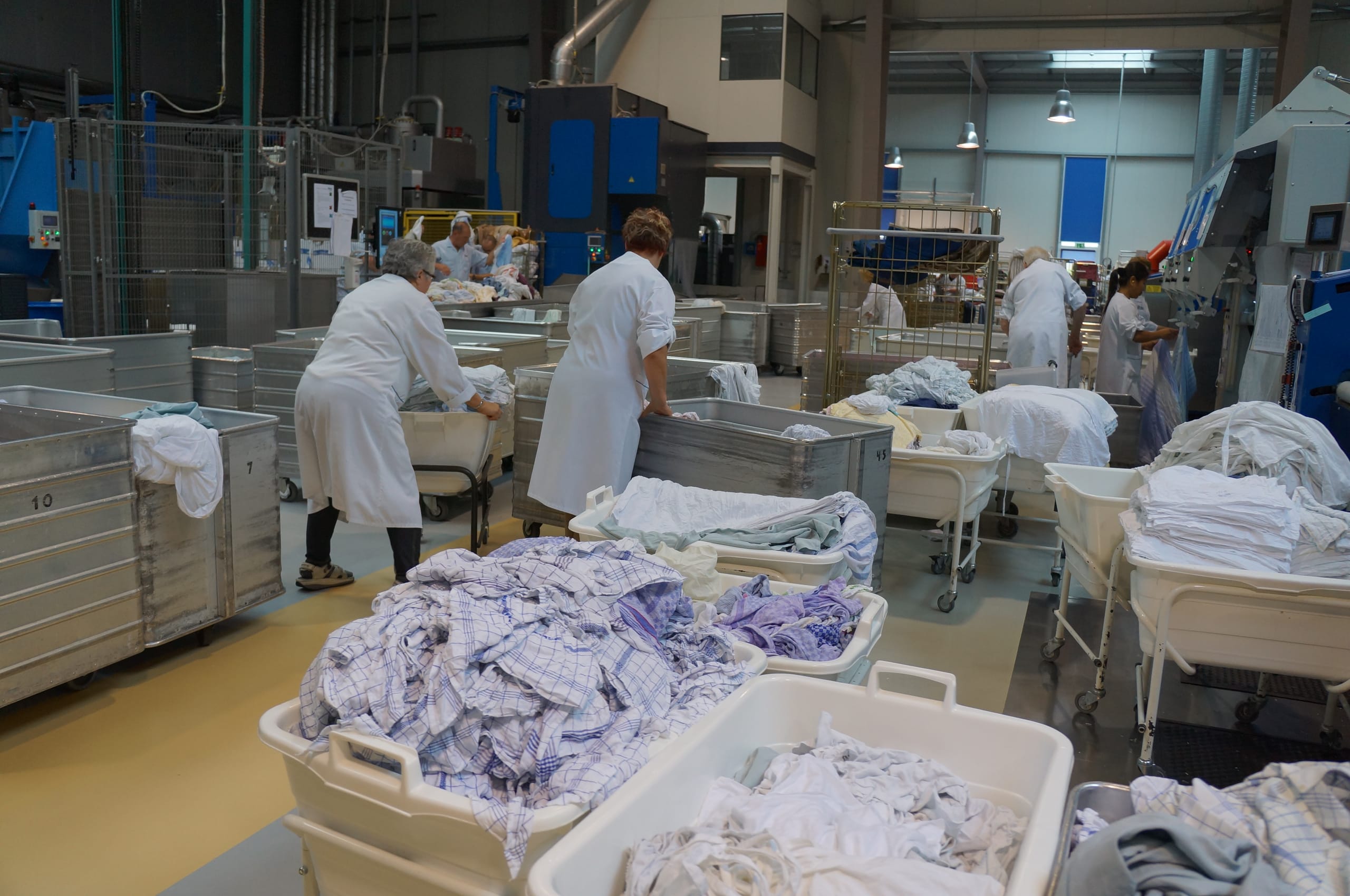 Sortierung Waescherei