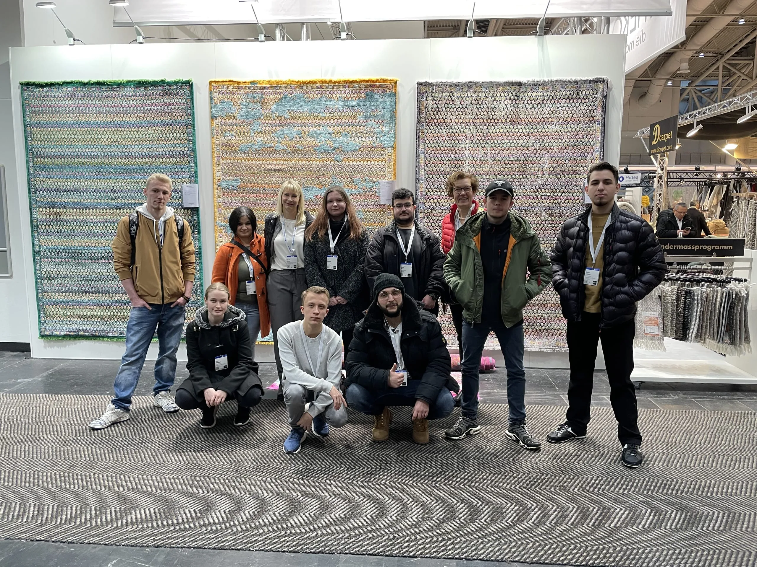 Textilreinigerazubis unterwegs: Die Welt der Teppiche