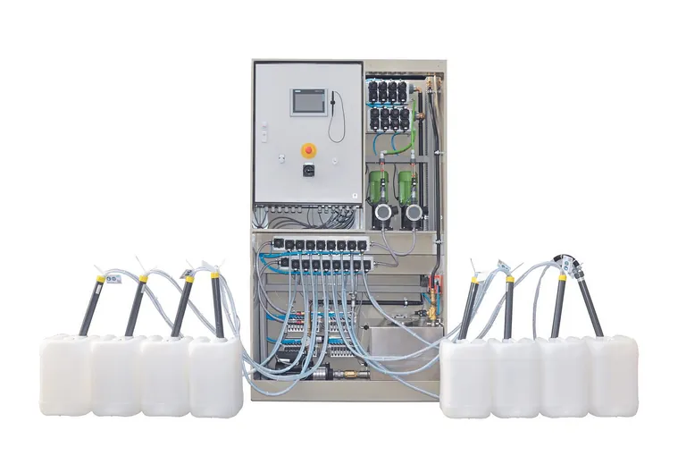 Seitz VigaDos Pumpenschrank mit Kanister