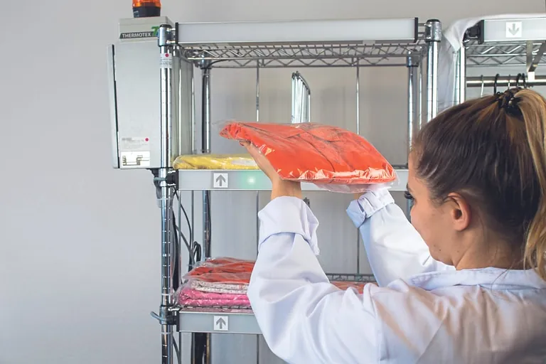 Fehlerfreie Sortierung im W&auml;scheausgang: "OUT-SorTexx". 