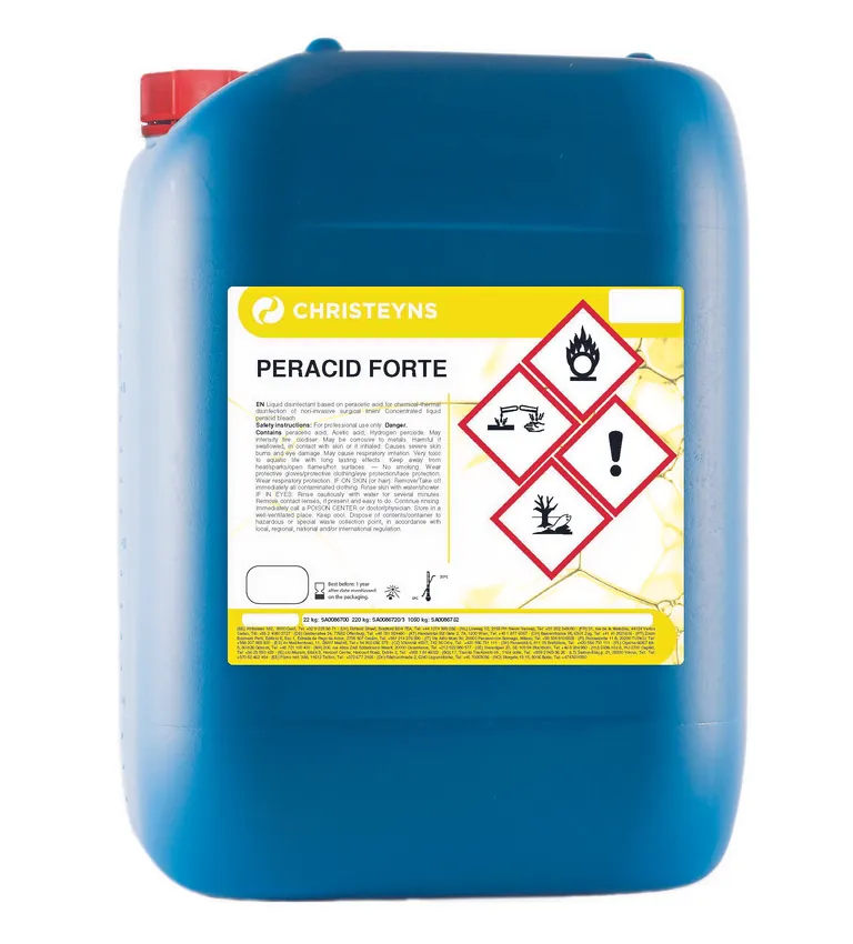 Gebinde "Peracid Forte".
