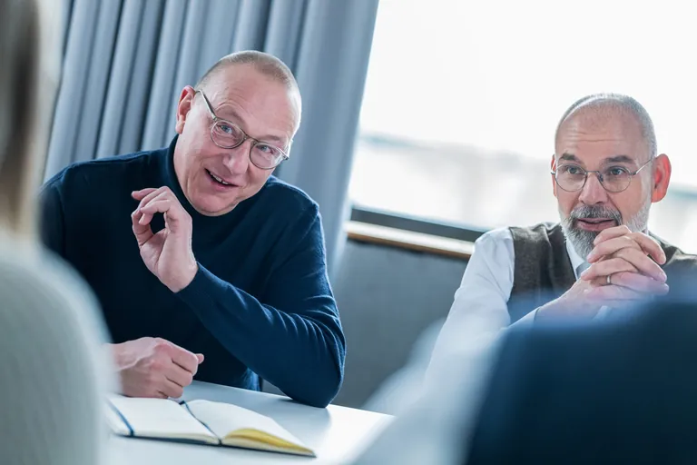 Thomas Stalder (links) und Thomas Geiger (rechts).