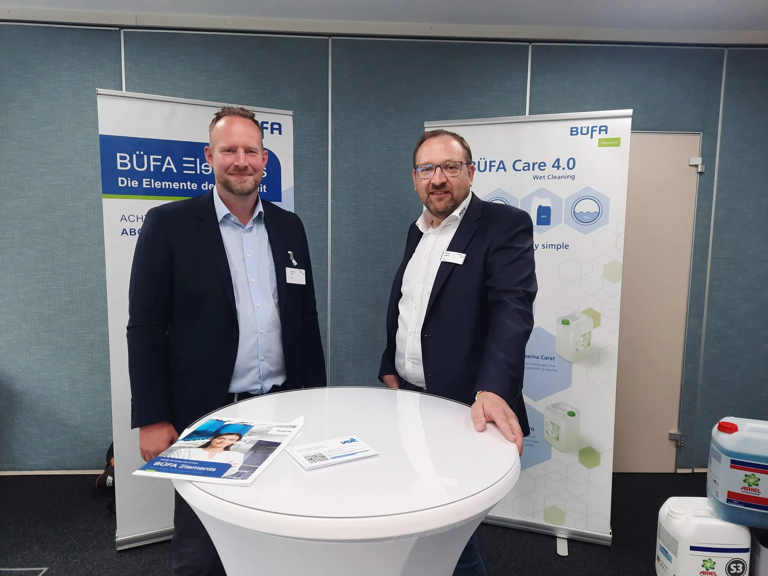 BÜFA: Christoph Teufel (links) Michael Segbers (rechts)