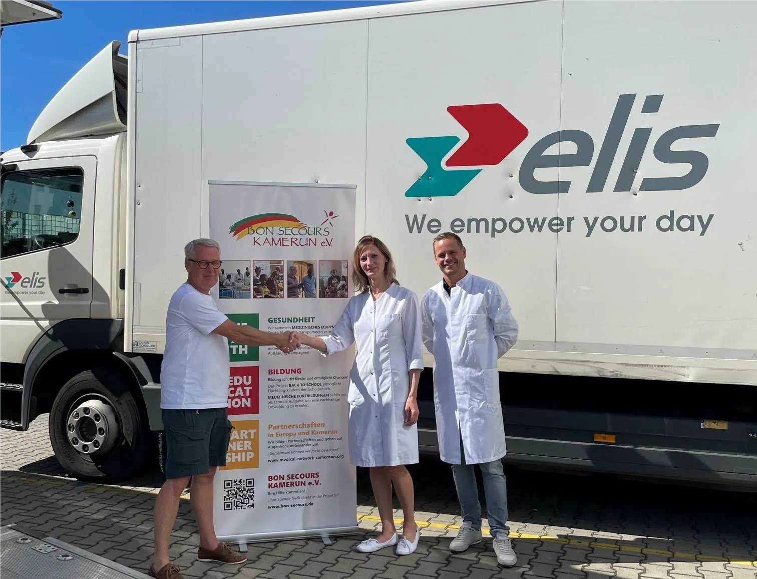 Elis spendet Berufskleidung