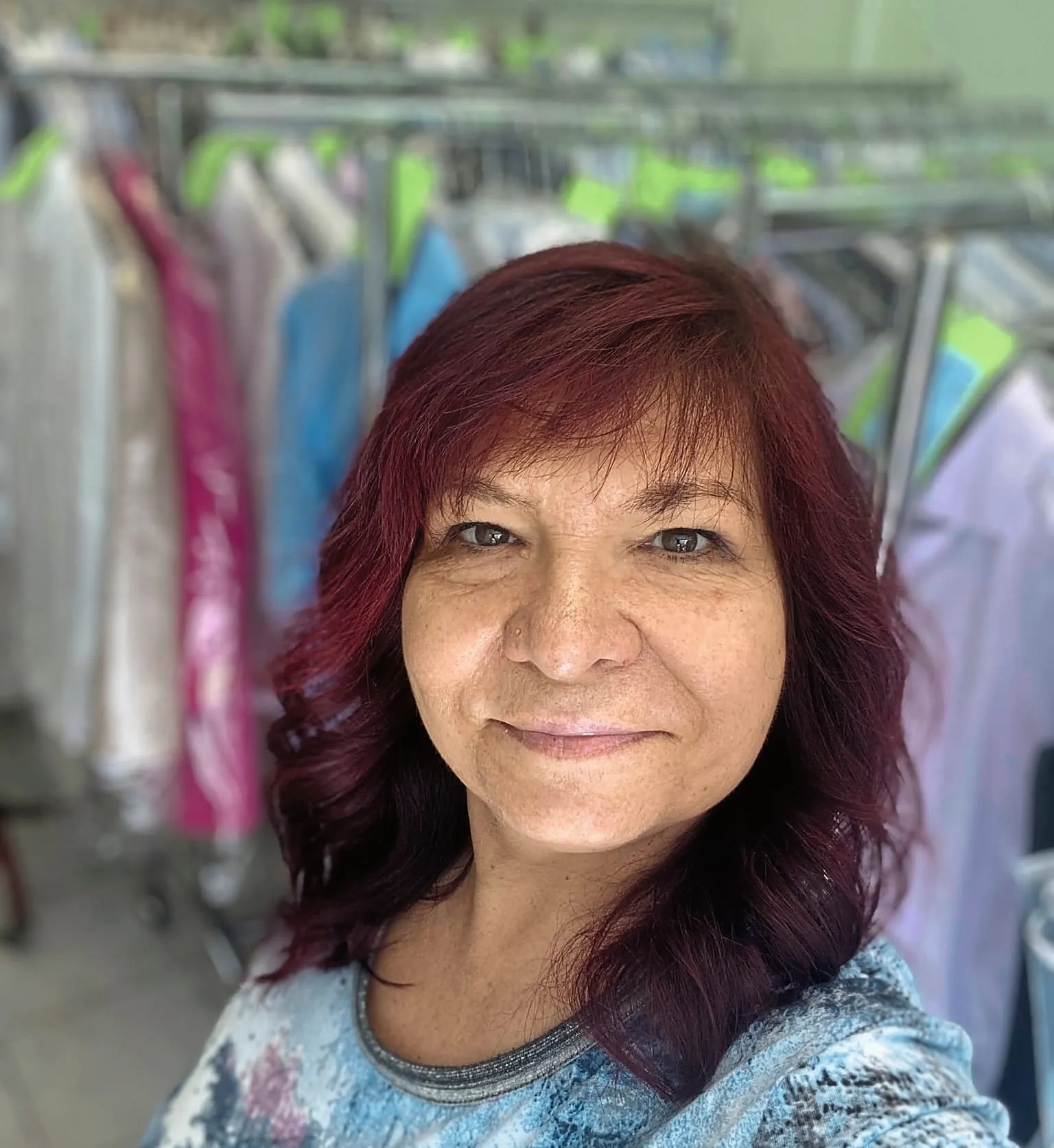 Gebügelte Textilien und ein gutes Buch