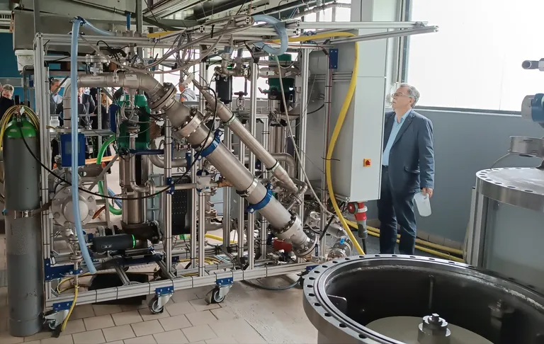 Pilotanlage von vorn