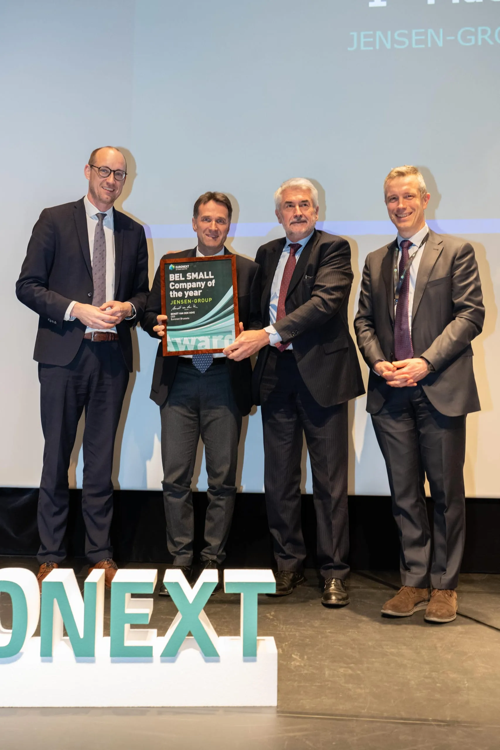 JENSEN-Group beim "BEL Small Company Award 2023".