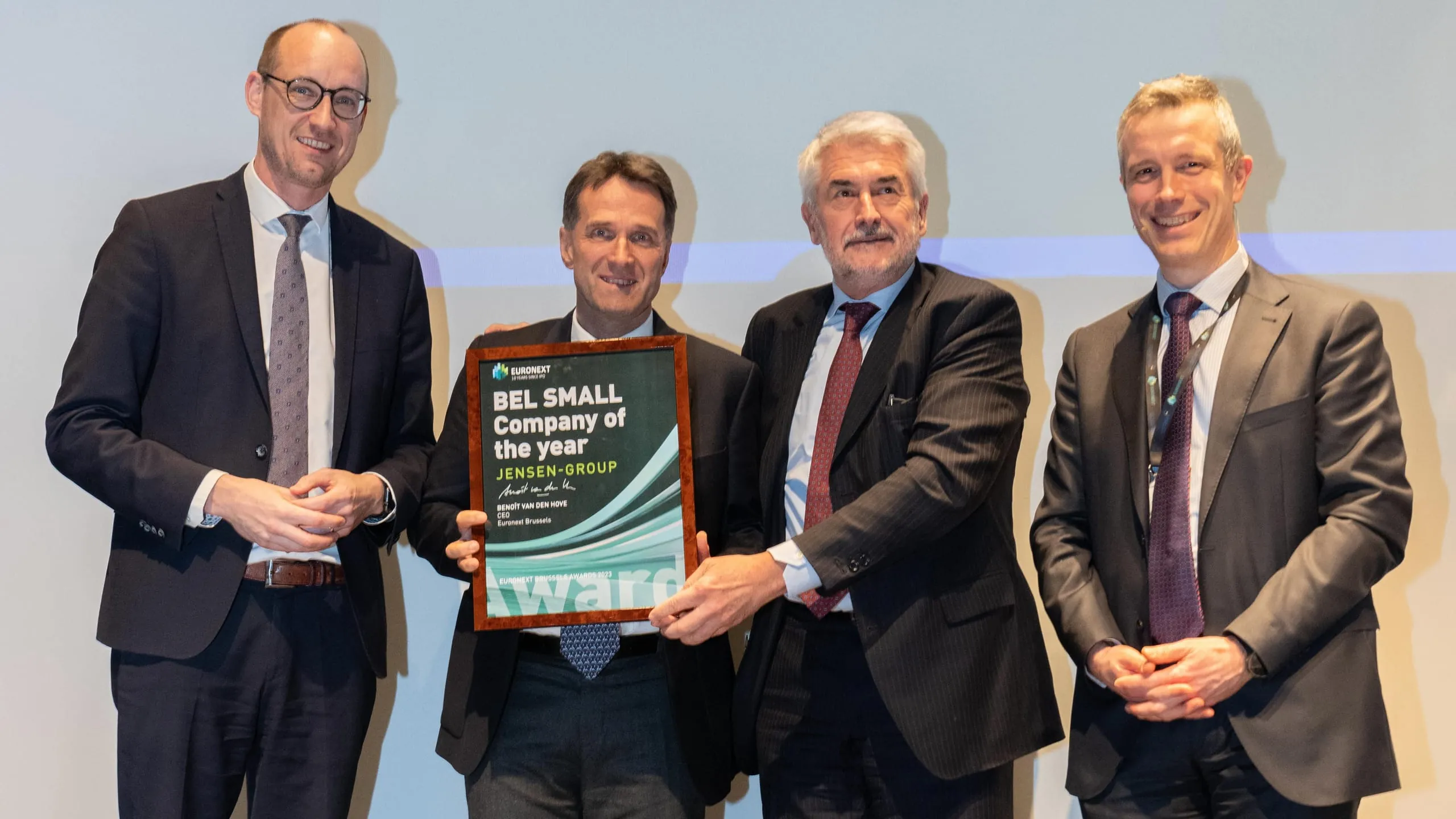 Gewinner des "BEL SMALL Company of the year Award"