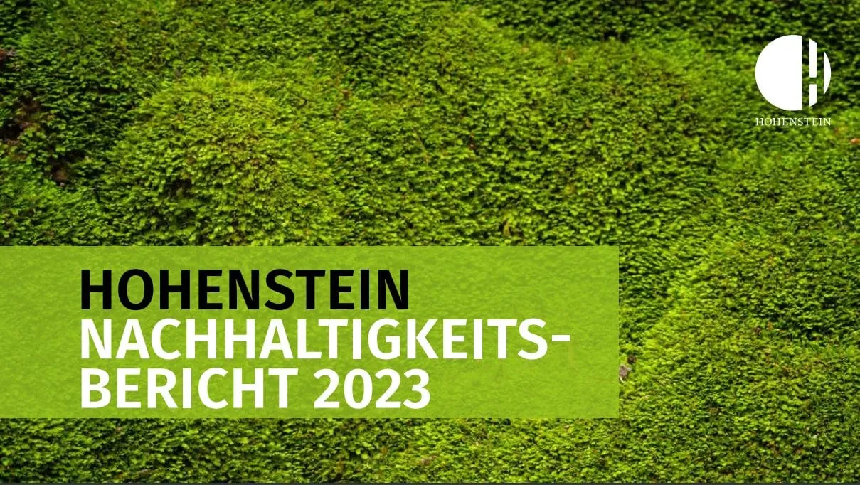 Hohenstein: Nachhaltigkeitsbericht 2023