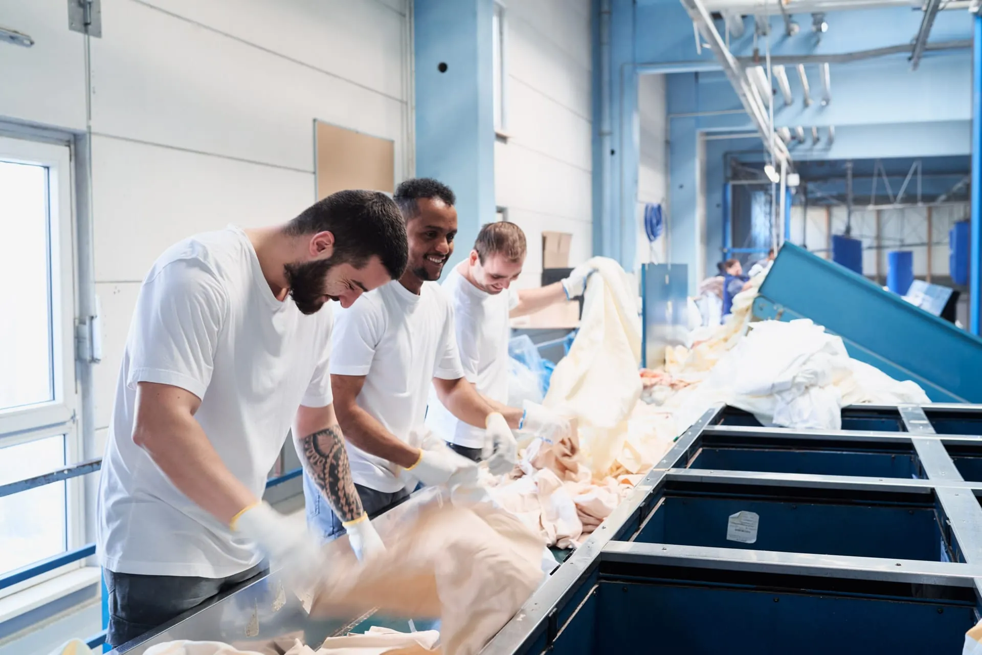 RWin Wäscherei des Jahres 2023: In der Produktion von GREIF.