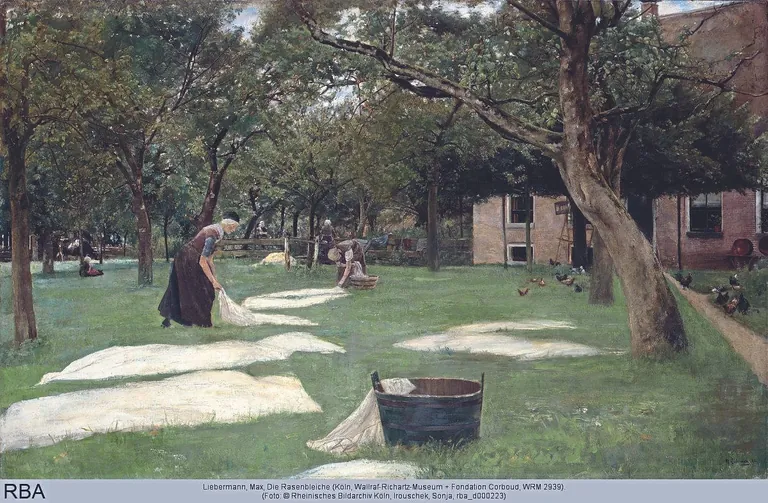 Liebermann, Max, Die Rasenbleiche, &Ouml;l & Leinwand, 1882 (K&ouml;ln, Wallraf-Richartz-Museum + Fondation Corboud, WRM 2939, rba_d000223).