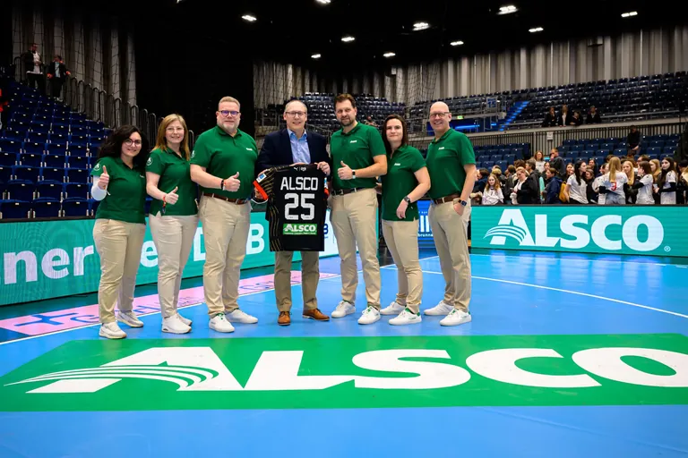 Alsco Handball Partner Textilreinigungspartner Kooperation Textilservice