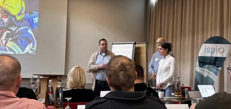Philip Plümper, Agnes Schmitz und Axel Ratz eröffnen den ISPI-Workshop.