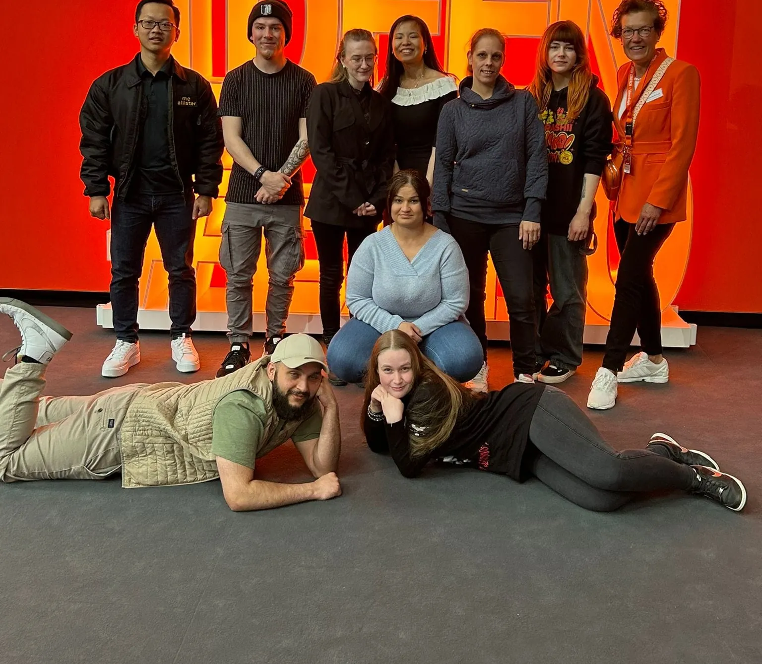 Textilreinigerazubis auf der IdeenExpo