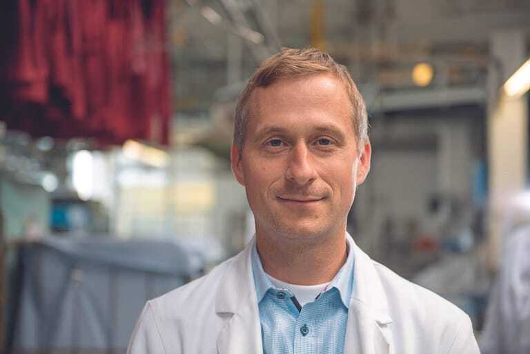 Christof Dohnke, Inhaber der Wäscherei Hitz und Mitgründer des Start-ups Worxcamera.
