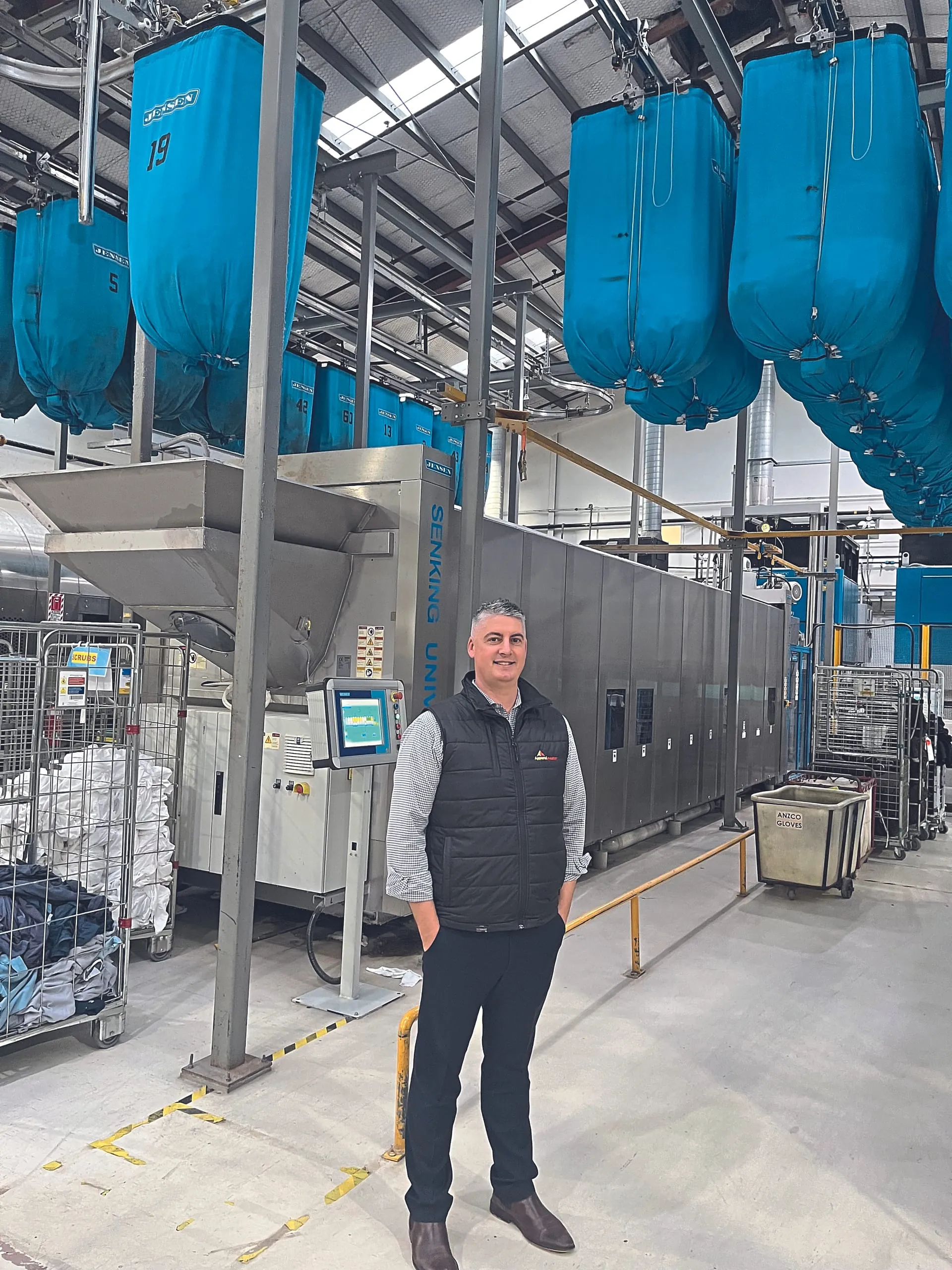 Wäschereitechnologie: Von Dänemark nach Down Under