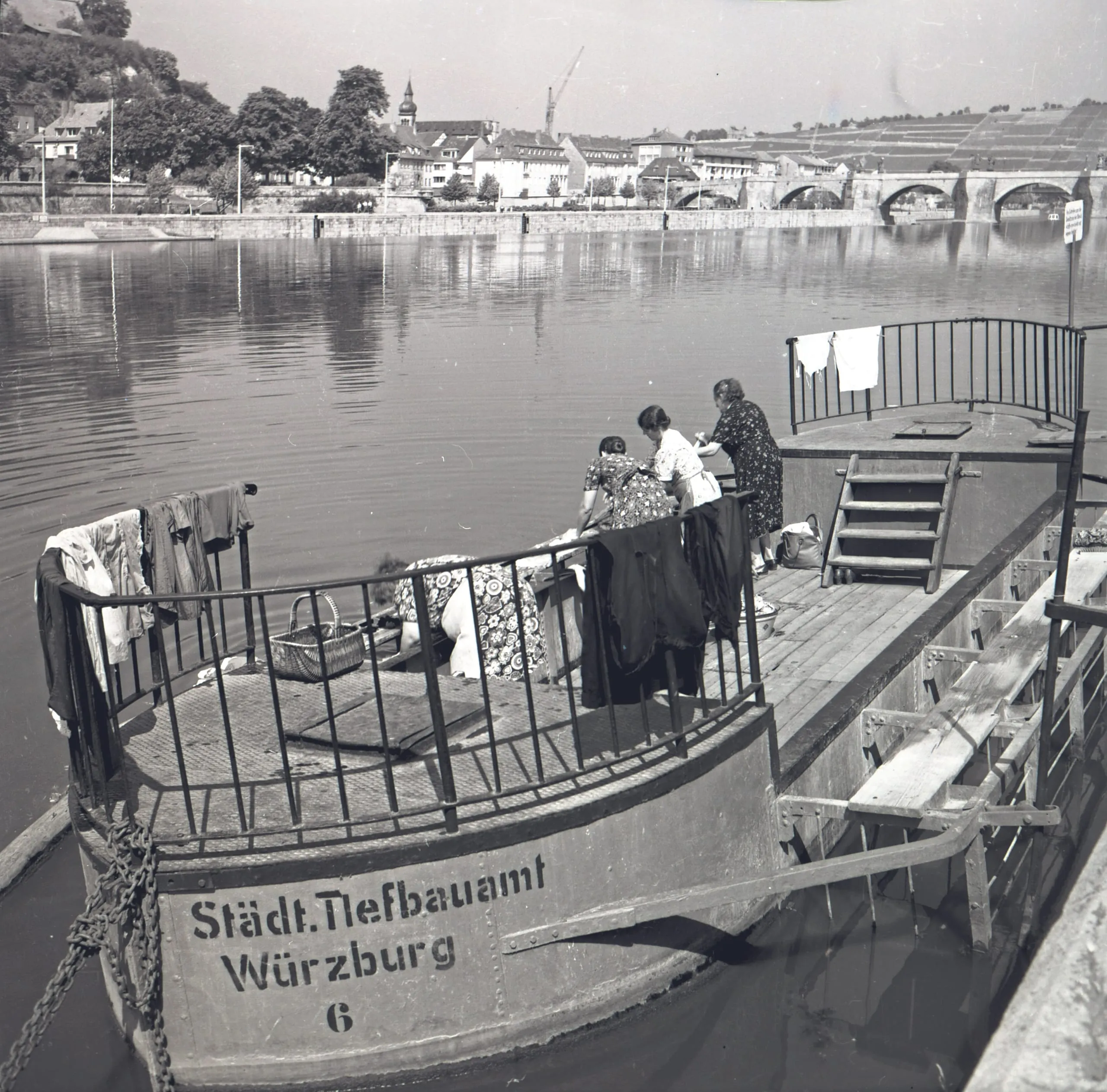 Ein Waschschiff als Denkmal
