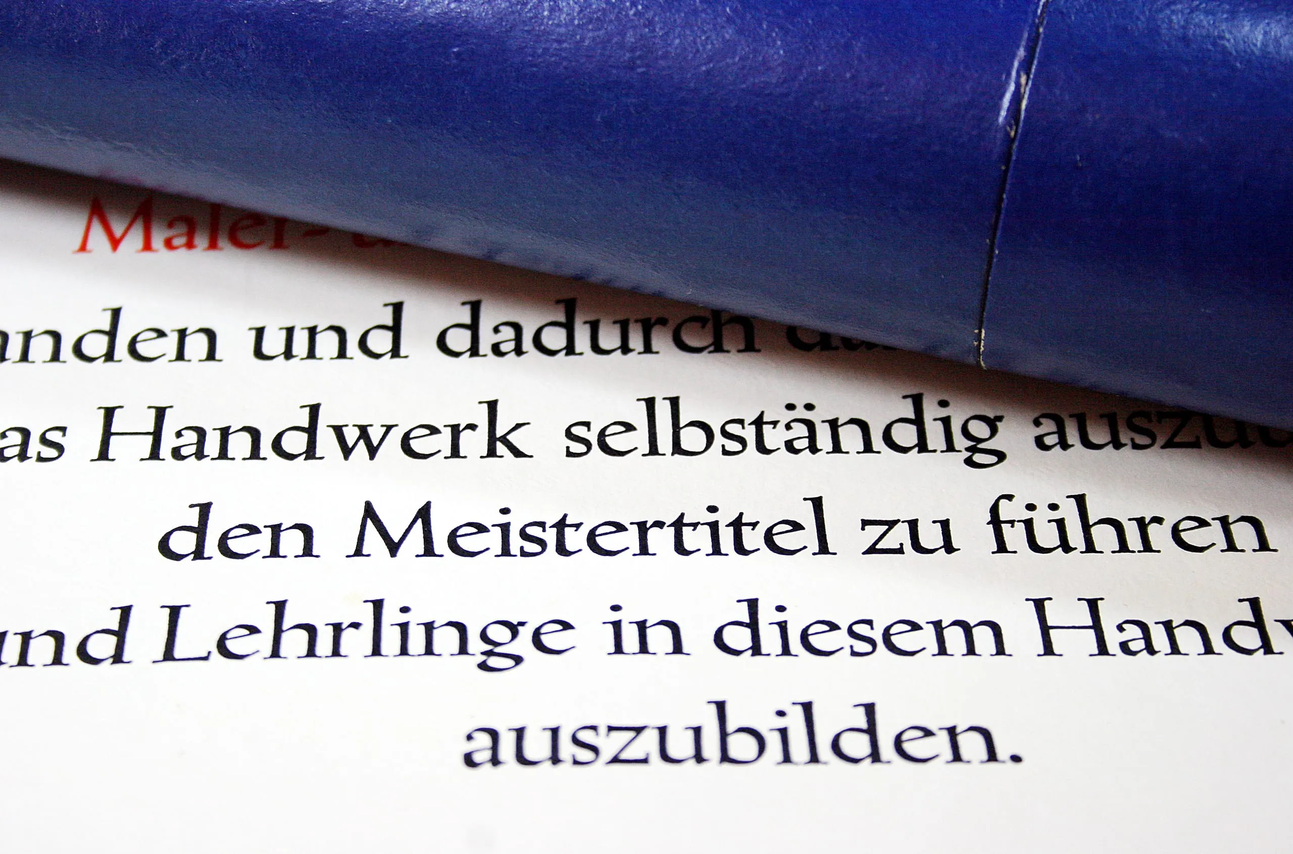 Gefälschte Meisterbriefe im Umlauf