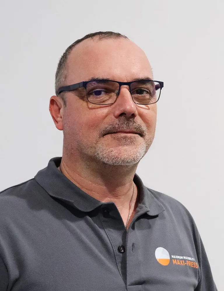 Jean-Marie Barbier (Verkauf Frankreich bei MAXI-PRESS).