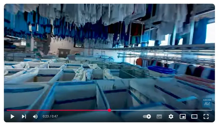 Screenshot Youtube W&auml;scherei Abel Drohnenflug