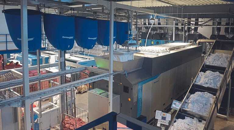 Wäscherei Alpenland Produktionshalle