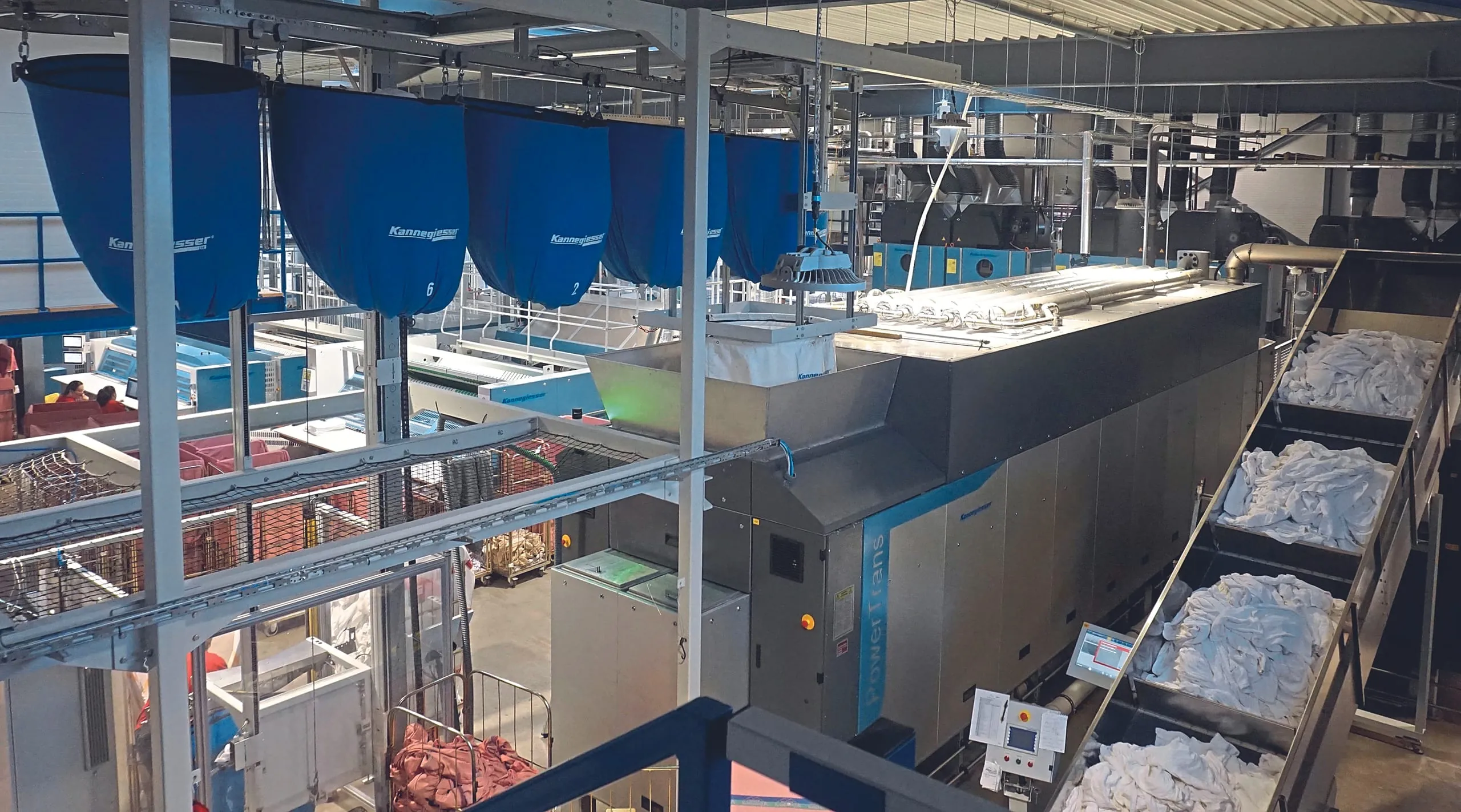 In der Wäscherei Alpenland wird's nie langweilig