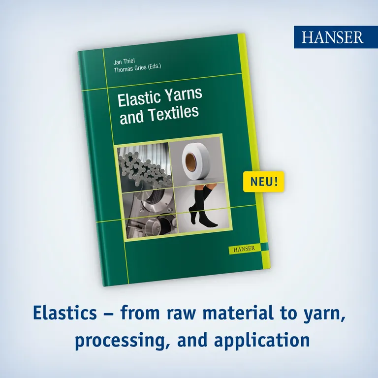 Auf Basis des Projekts "CO2Tex" entstand das Buch "Elastic Yarns and Textiles".
