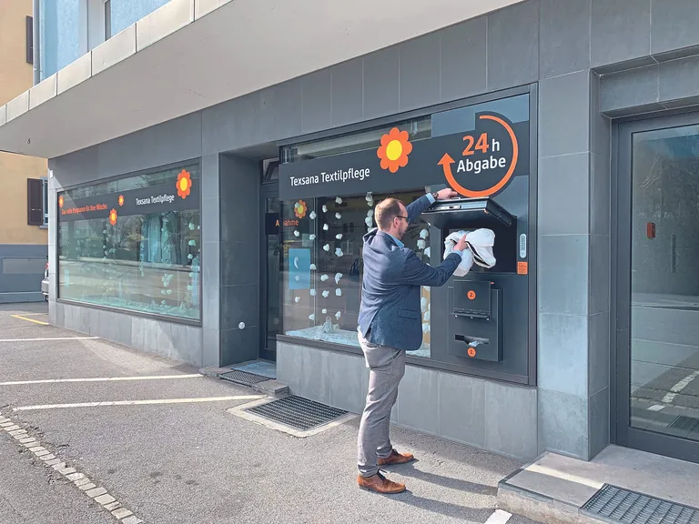Einwurf Textilpflege Textilreinigung
