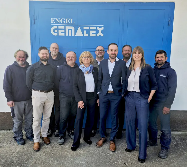 Engel Gematex  neuer GF Team