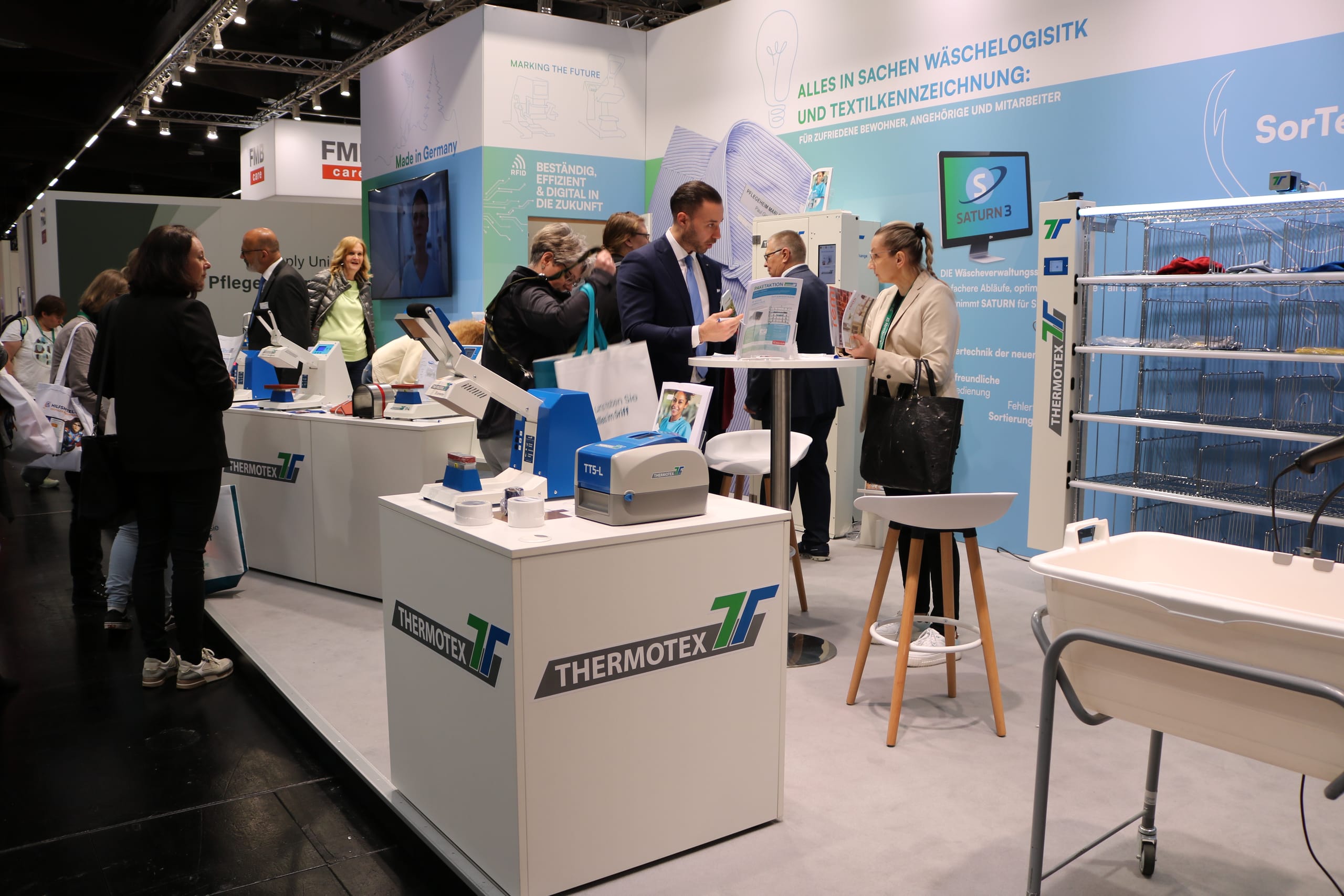 Der Messestand von Thermotex.