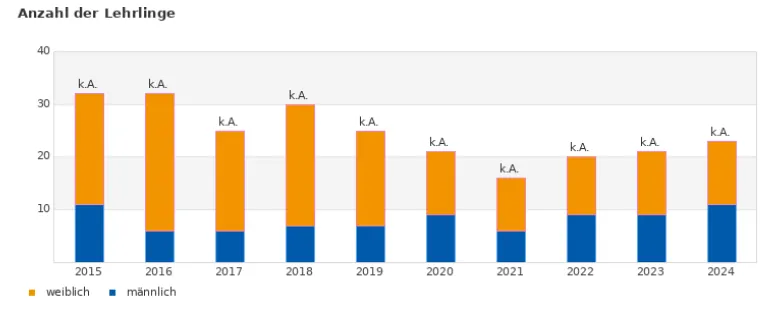 Ausbildungssituation der Textilreiniger in Österreich