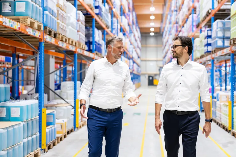 Simon Meinschad, hollu Geschäftsführer und Werner Holluschek, hollu Inhaber