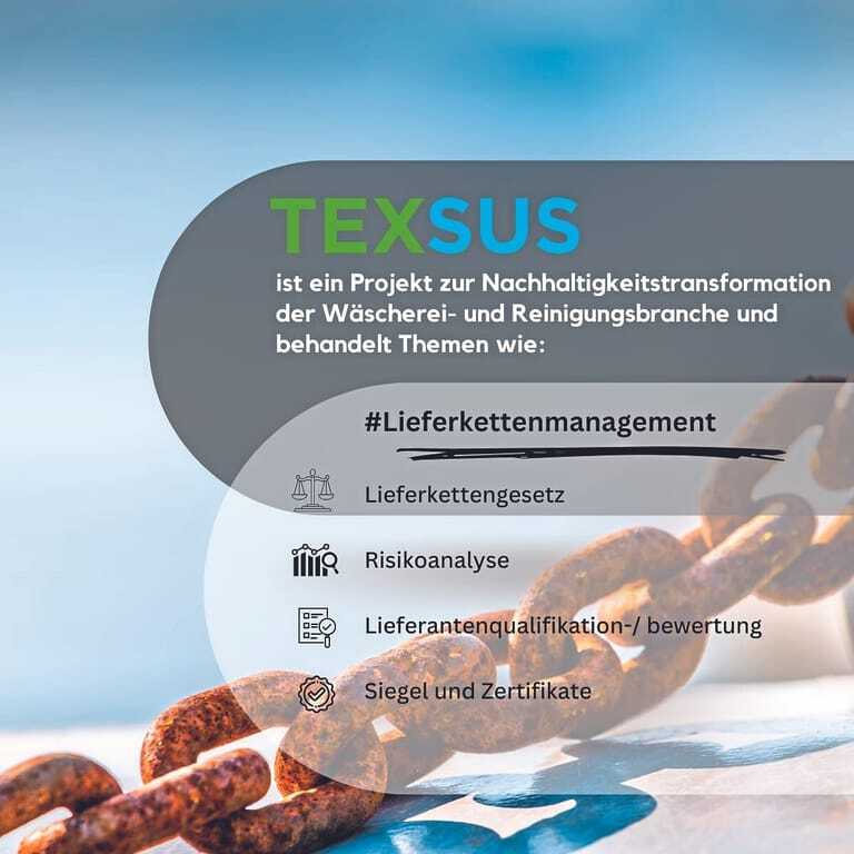 Das Projekt Texus will Lieferketten in der W&auml;scherei- und Textilreinigungsbranche nachhaltiger gestalten. 