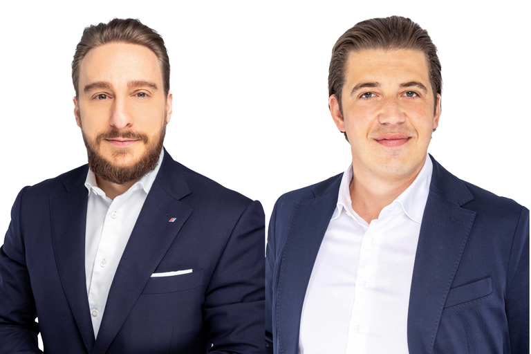 Foto des Salesianer Geschäftsführers Phillip-Sebastian Marchl und Niederlassungsleiter Xaver Seeliger
