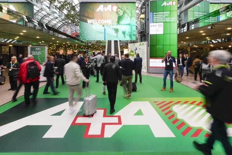Messe A+A Arbeitsschutz Arbeitssicherheit D&uuml;sseldorf
