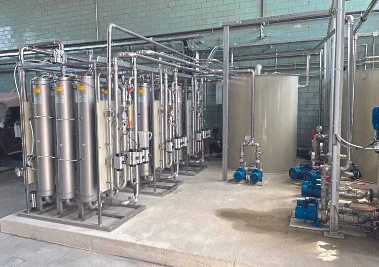 Warener_Waschfee energieeffiziente Abwasser-Mikrofiltrations&shy;anlage
