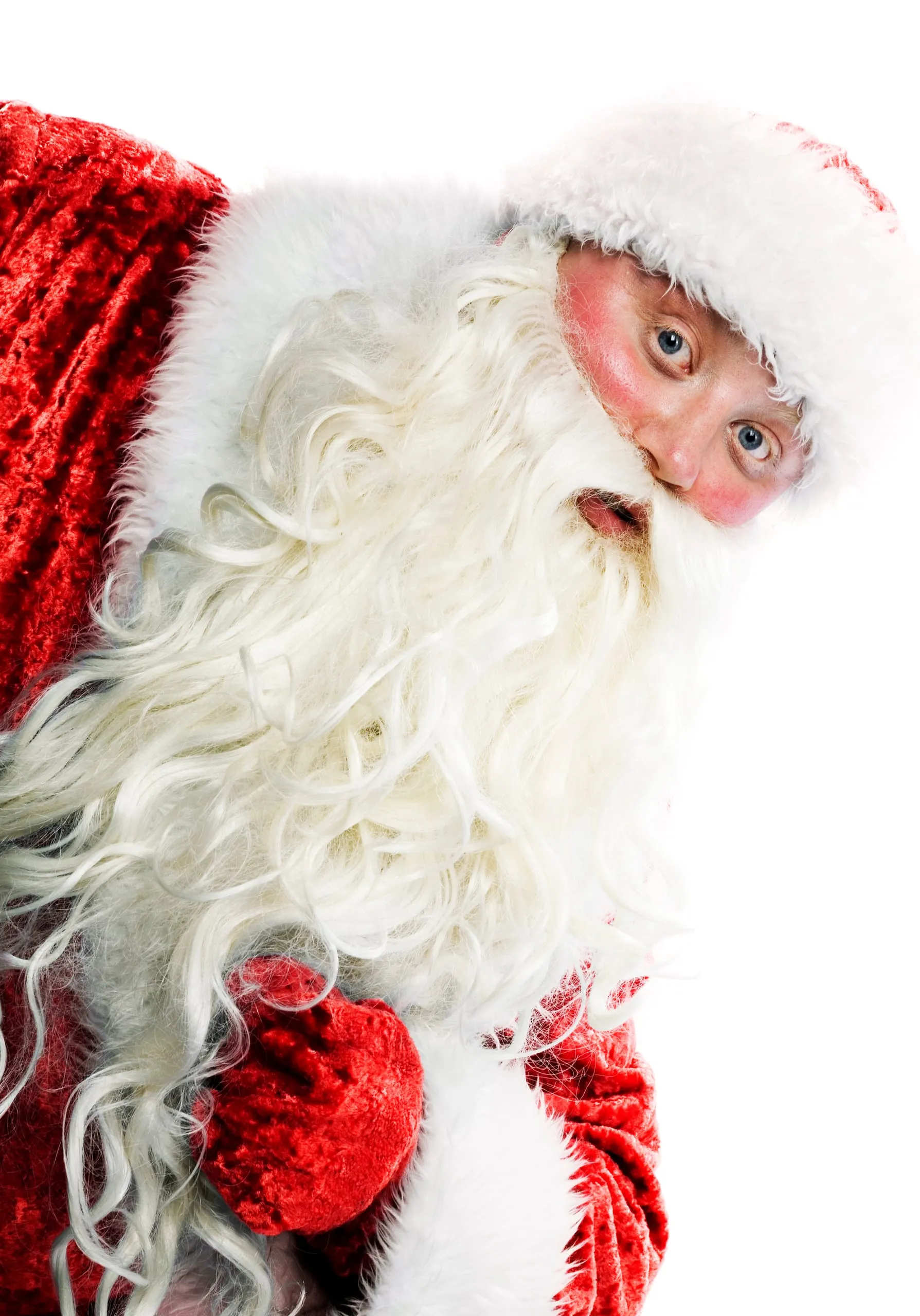 Heute trägt der Nikolaus ein rotes Gewand.