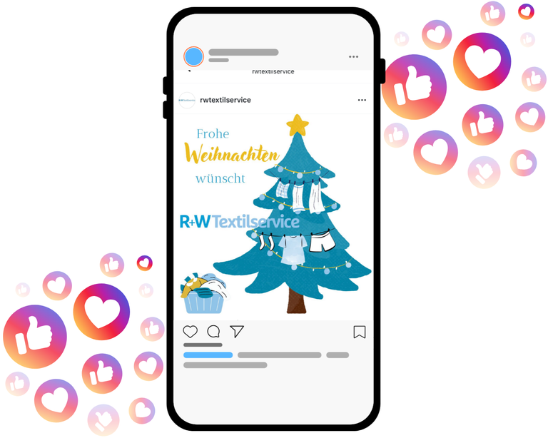 Social-Media-Post Beispiele f&uuml;r das Weihnachtsgesch&auml;ft