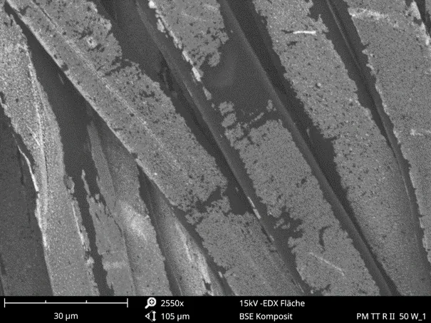 TexPCB (textile Leiterplatten) – verlieren Ag-Beschichtung nach Waschversuchen.