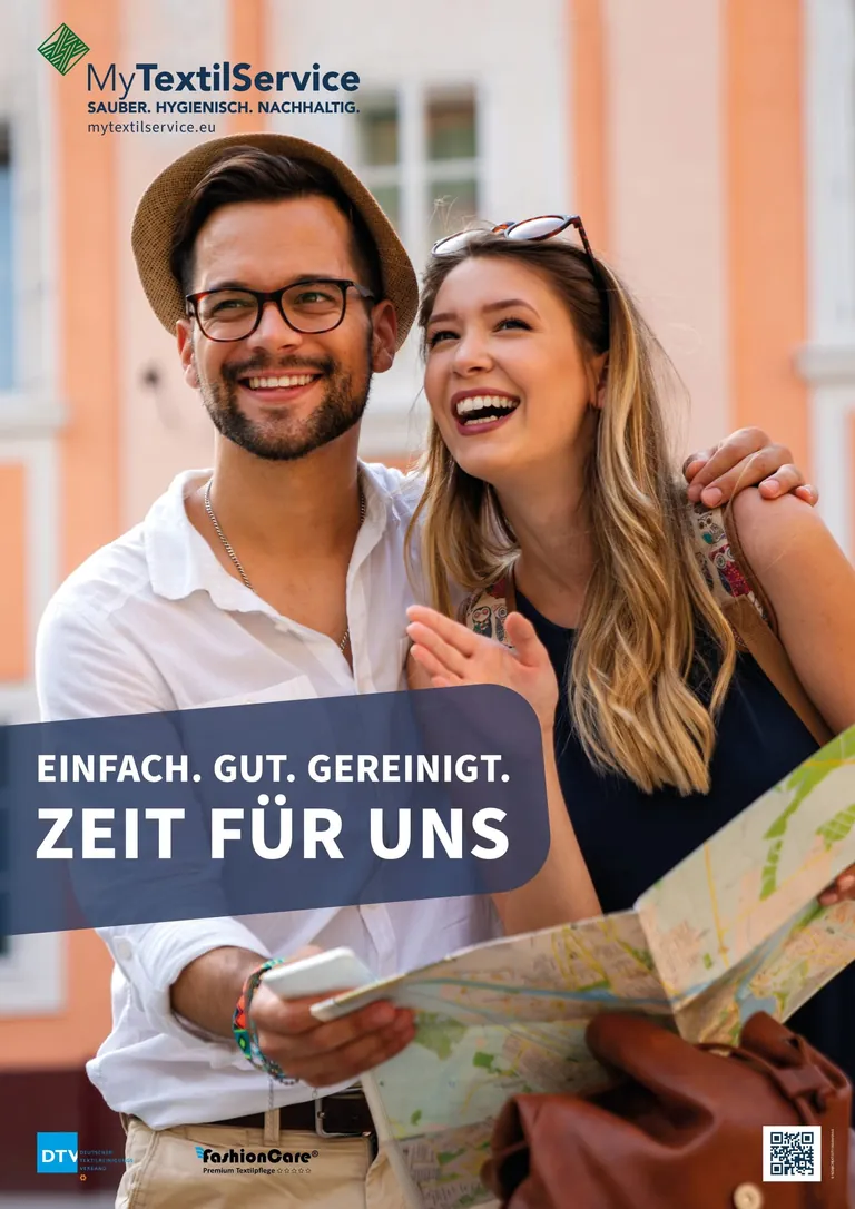 Plakat zur Fr&uuml;hjahrskampagne MyTextilService 2026_DTV und EFIT