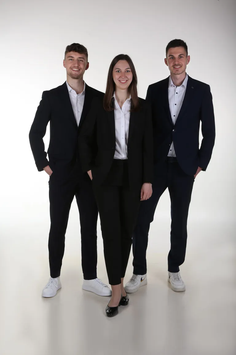 B&Ouml;WE Next Generation (v.li.): Max, Laura und Manuel Ziermann.