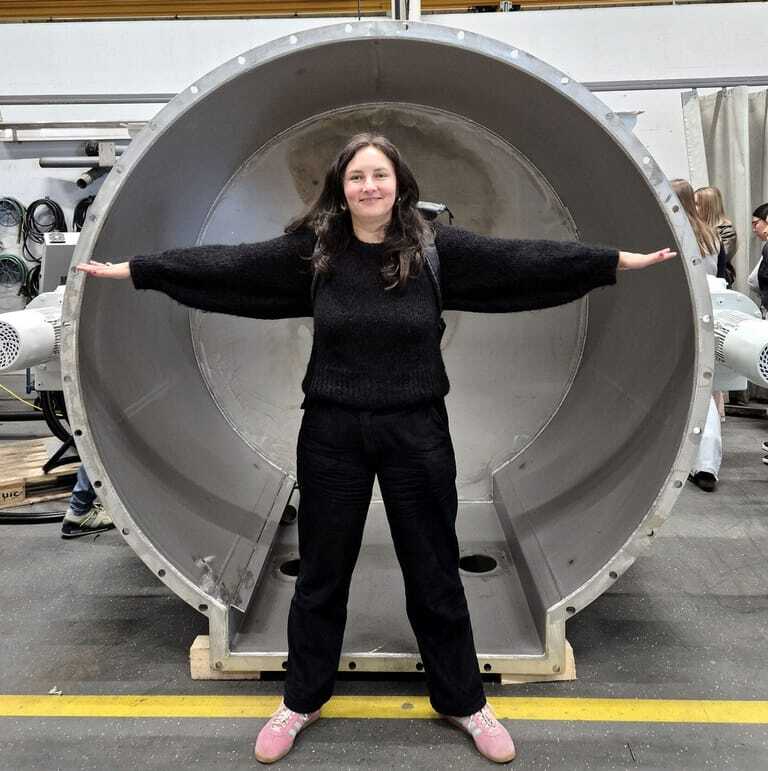 Beeindruckend: Stahlgerüst einer Waschmaschine.