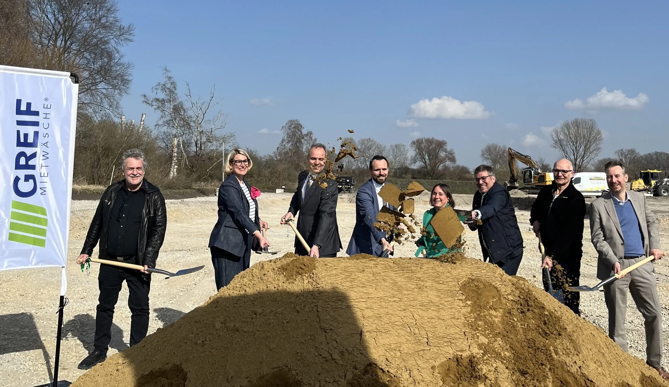 GREIF Mietwäsche baut Großwäscherei in Augsburg