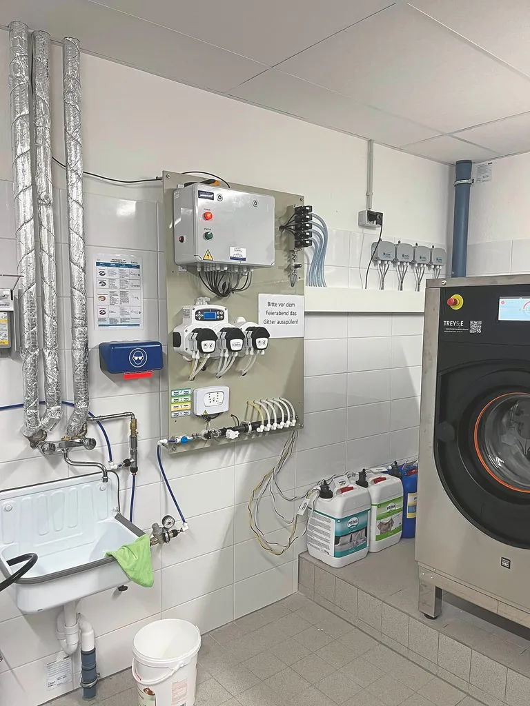 Treysse arbeitet eng mit Lieferanten von Dosiersystemen zusammen, um optimale Waschergebnisse zu erzielen.