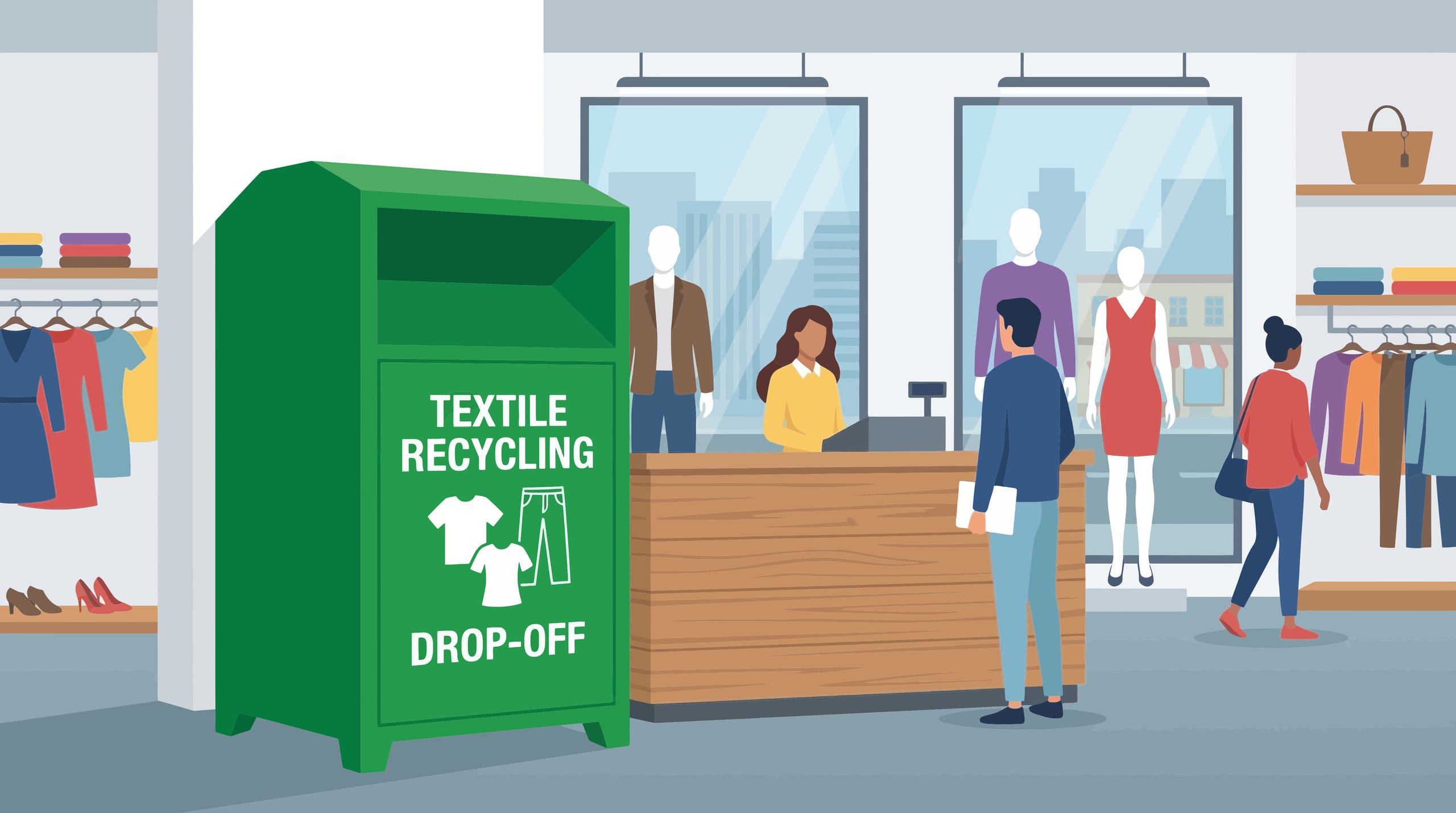 Mewa treibt Textilrecycling über ETSA voran