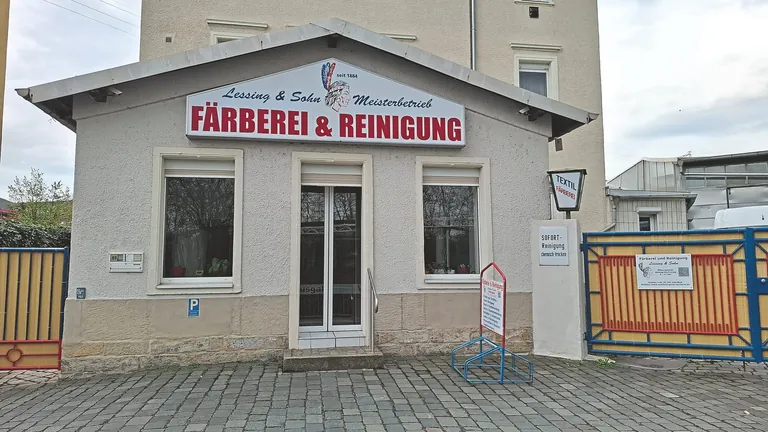 Betrieb mit langer Tradition: Seit 1884 gibt es die Färberei und Reinigung Lessing.
