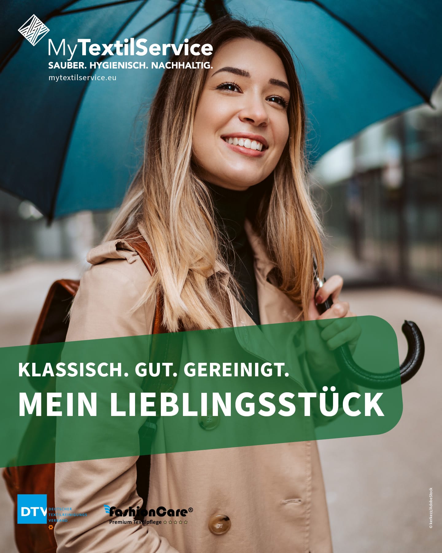 MyTextilService startet neue Kampagne mit Trenchcoat als Motiv